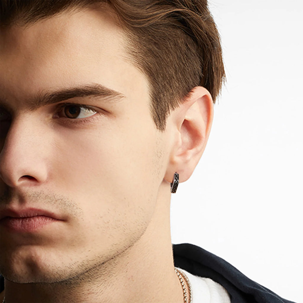 Γεωμετρικά Σκουλαρίκια Βίκινγκ για Άντρες3 4