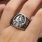 Δαχτυλίδι άγκυρα και πλοίο