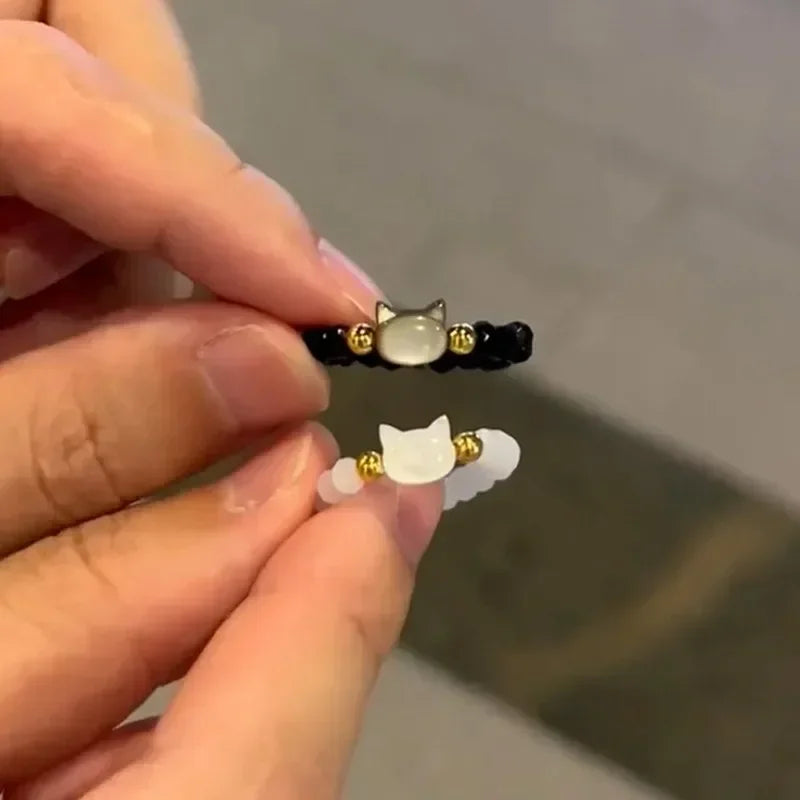 Δαχτυλίδι Δαχτυλίδι Γάτα Πέτρες