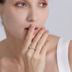 Κομψό Δαχτυλίδι Στυλ με Μαργαριτάρια