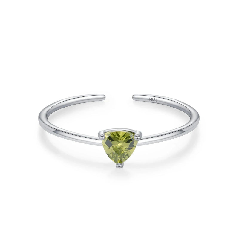 Δαχτυλίδι με πολύχρωμο ζιρκόνιο, λίθος γέννησης