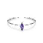 Δαχτυλίδι με πολύχρωμο ζιρκόνιο, λίθος γέννησης