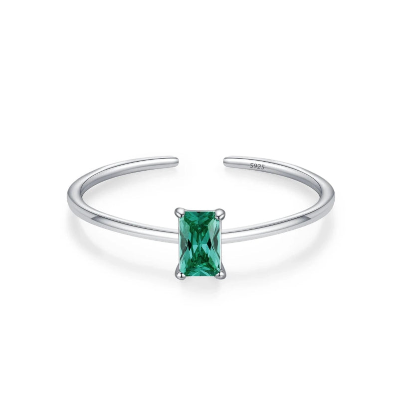 Δαχτυλίδι με πολύχρωμο ζιρκόνιο, λίθος γέννησης