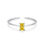 Δαχτυλίδι με πολύχρωμο ζιρκόνιο, λίθος γέννησης