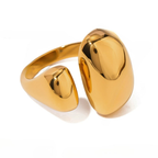 Δαχτυλίδι Διπλή Σταγόνα Νερού