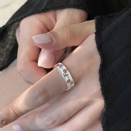 Δαχτυλίδι Δαχτυλίδι με Τουλίπες