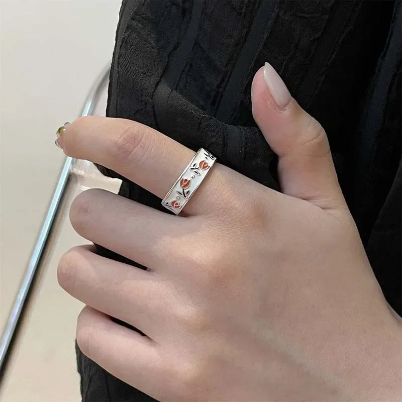 Δαχτυλίδι Δαχτυλίδι με Τουλίπες