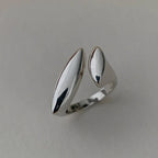 Δαχτυλίδι Δακτύλιος Σταγόνα Νερού Ασημένιο