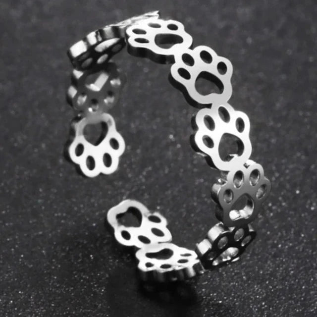 Δαχτυλίδι Δαχτυλίδι Πατούσες ασήμι