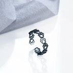 Δαχτυλίδι Δαχτυλίδι Πατούσες μαύρο