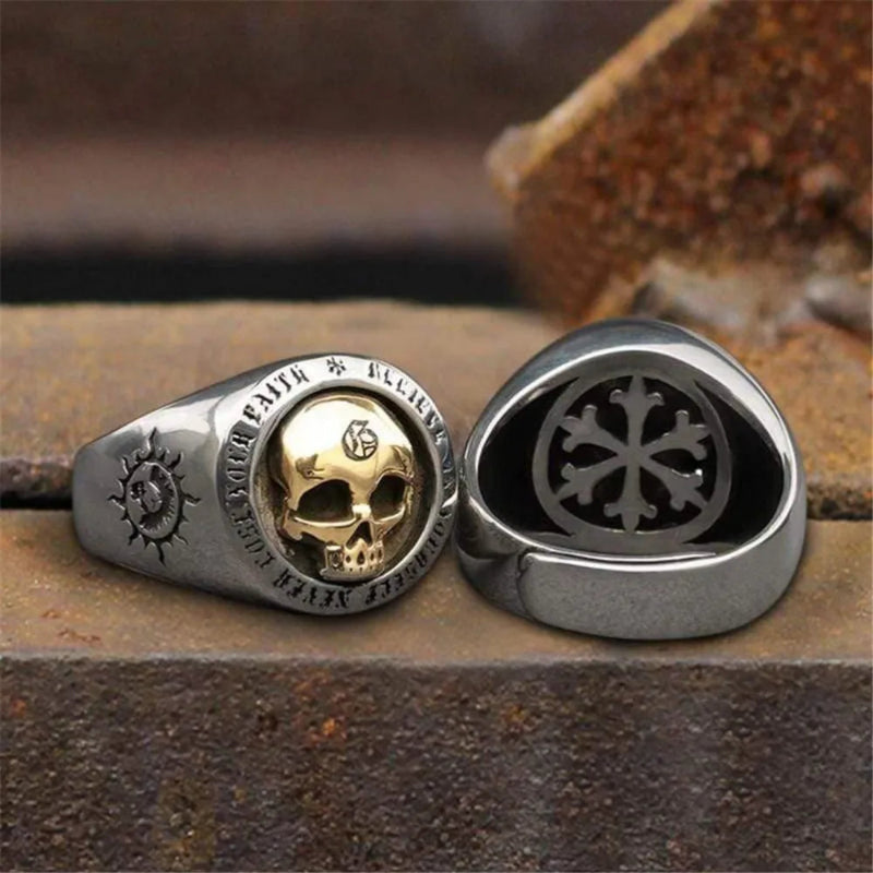 Bague Anneau pour Homme Tête de Mort