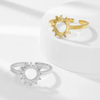 Δαχτυλίδι Δαχτυλίδι Ήλιος για Γυναίκες ασήμι