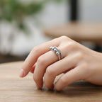 Δαχτυλίδι κατά του στρες με περιστρεφόμενες χάντρες 