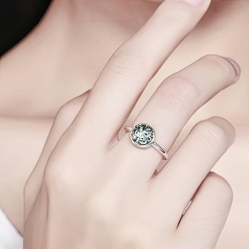 Δαχτυλίδι Δέντρο της Ζωής σε Ασήμι 