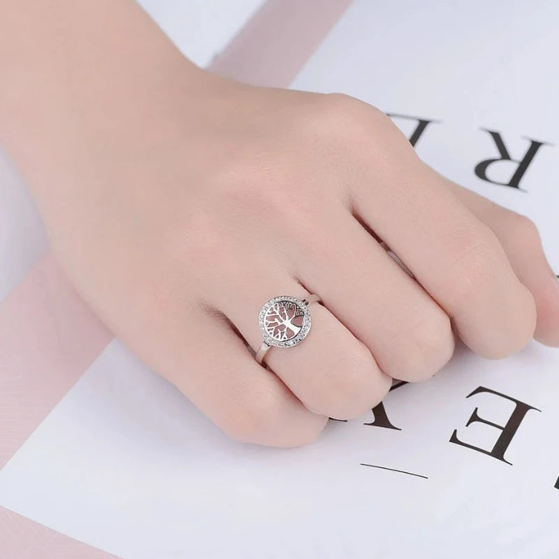 Δαχτυλίδι Δέντρο της Ζωής για Γυναίκες Δαχτυλίδι από Ασήμι
