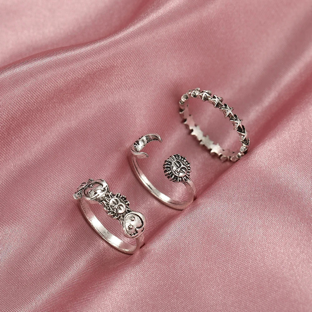 Δαχτυλίδι με Ημισέληνο και Άστρα