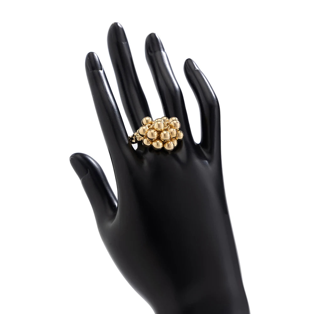 Δαχτυλίδι με ασημένιες ή χρυσές πέρλες χρυσό