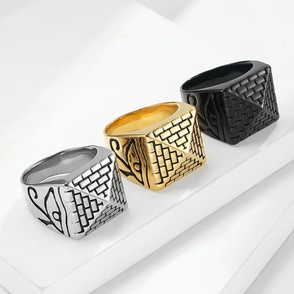 Δαχτυλίδι με Αιγυπτιακή Πυραμίδα 