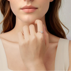 Δαχτυλίδι με τετράφυλλο τριφύλλι από ζιρκόν