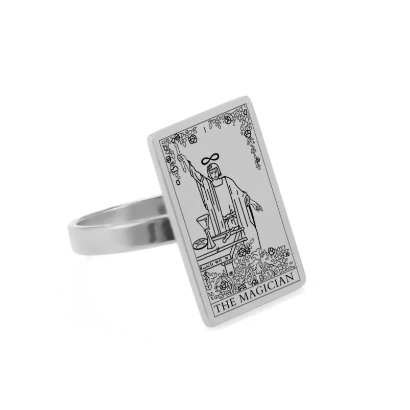 Bague carte de tarot