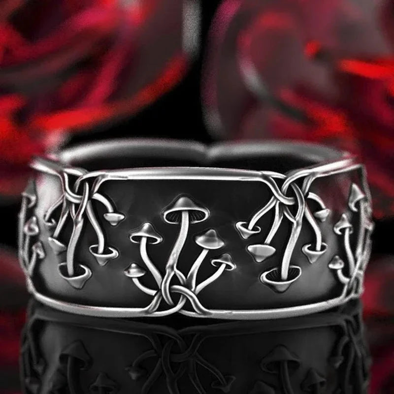 Δαχτυλίδι με Μανιτάρια για Άντρες