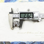 Δαχτυλίδι ιππότη Άνθος Λύριου Ασήμι