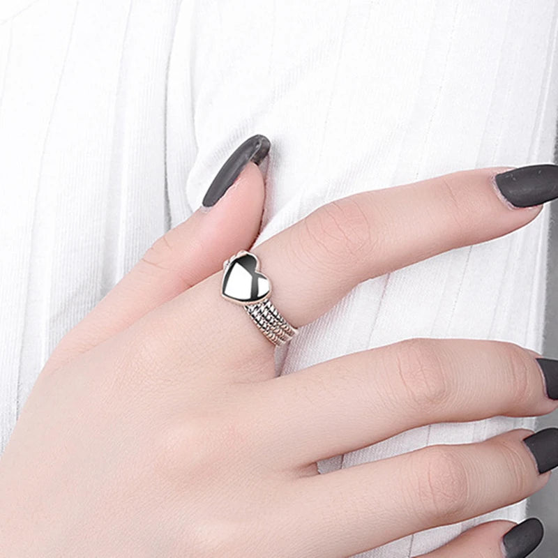 Δαχτυλίδι Καρδιά Ρετρό Δαχτυλίδι Γυναικεία