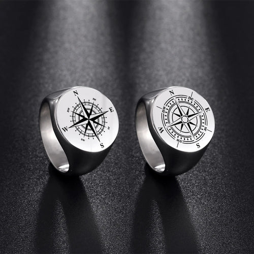 Δαχτυλίδι Πυξίδα Δαχτυλίδι Ρόδος των Ανέμων στυλ 1