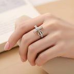 Δαχτυλίδι Χριστιανικός Σταυρός Ζιργκόν Γυναικείο 