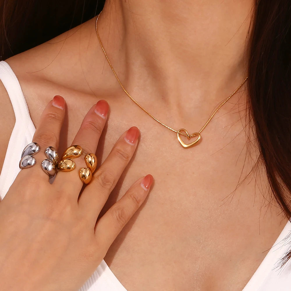 Δαχτυλίδι Αυθεντικό Δαχτυλίδι Σταγόνα Νερού ασήμι