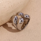 Δαχτυλίδι Αυθεντικό Δαχτυλίδι Σταγόνα Νερού ασήμι