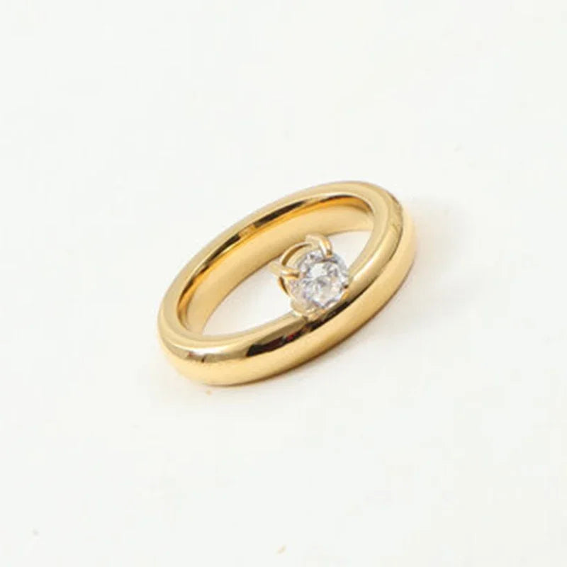 Δαχτυλίδι Λεπτό Δάκρυ Νερού με Μαργαριτάρι από ζιρκόνιο 2