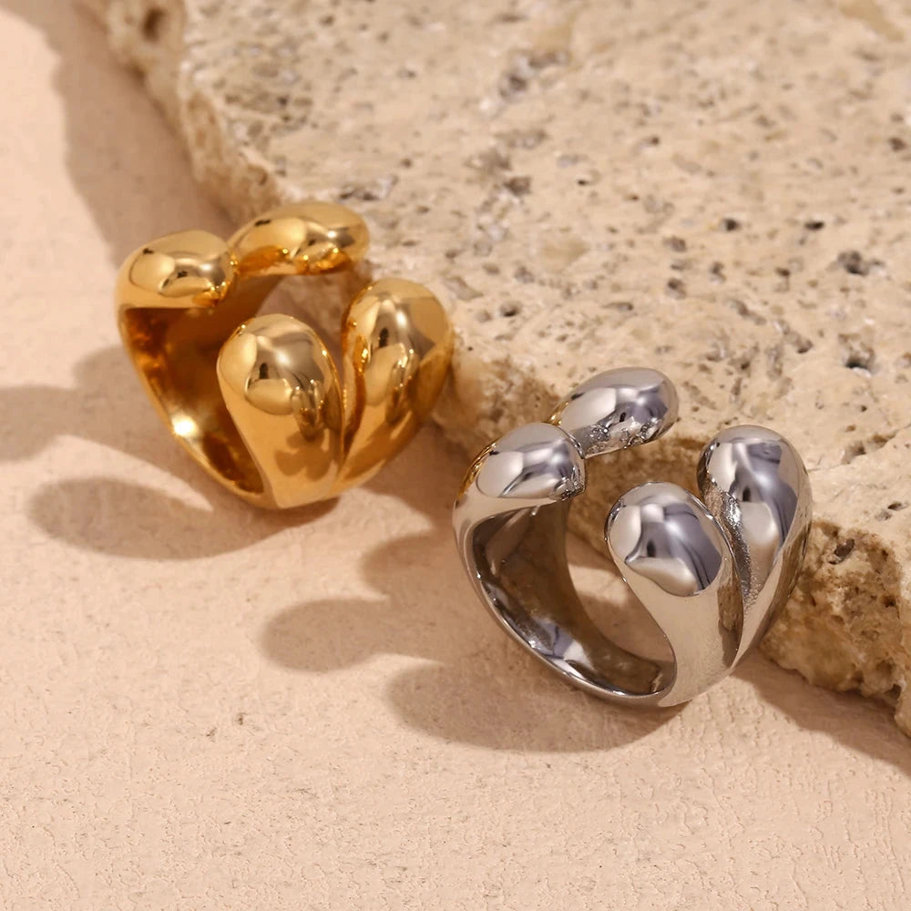 Δαχτυλίδι Αυθεντικό Δαχτυλίδι Σταγόνα Νερού χρυσό