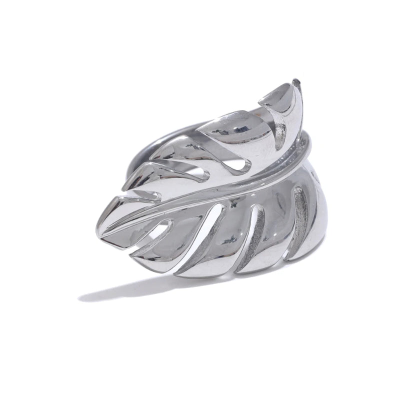 Bague Feuille de Palmier argent
