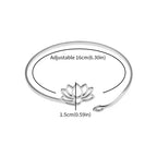 Λεπτό δαχτυλίδι Λωτός για γυναίκες