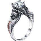 Λεπτό Δαχτυλίδι Κρανίο 