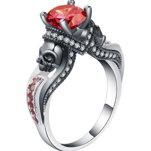 Λεπτό Δαχτυλίδι Κρανίο 