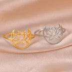 Δαχτυλίδι Λωτός Ζεν Γυναικείο ασημένιο