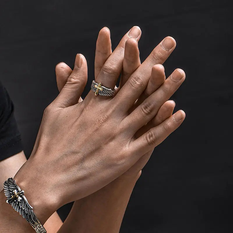 Δαχτυλίδι Ανδρικό Σταυρός Δαχτυλίδι Χριστιανικό