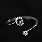 Bague initiale femme - lettre g