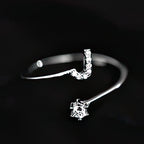 Bague initiale femme - lettre j