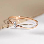 Bague noeud d'éternité mère fille
