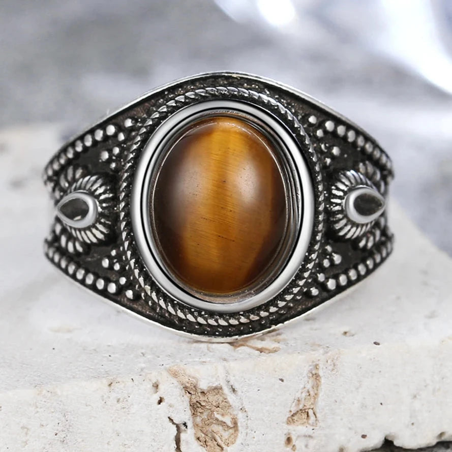 Δαχτυλίδι Μάτι Τίγρης Δαχτυλίδι Γυναικών