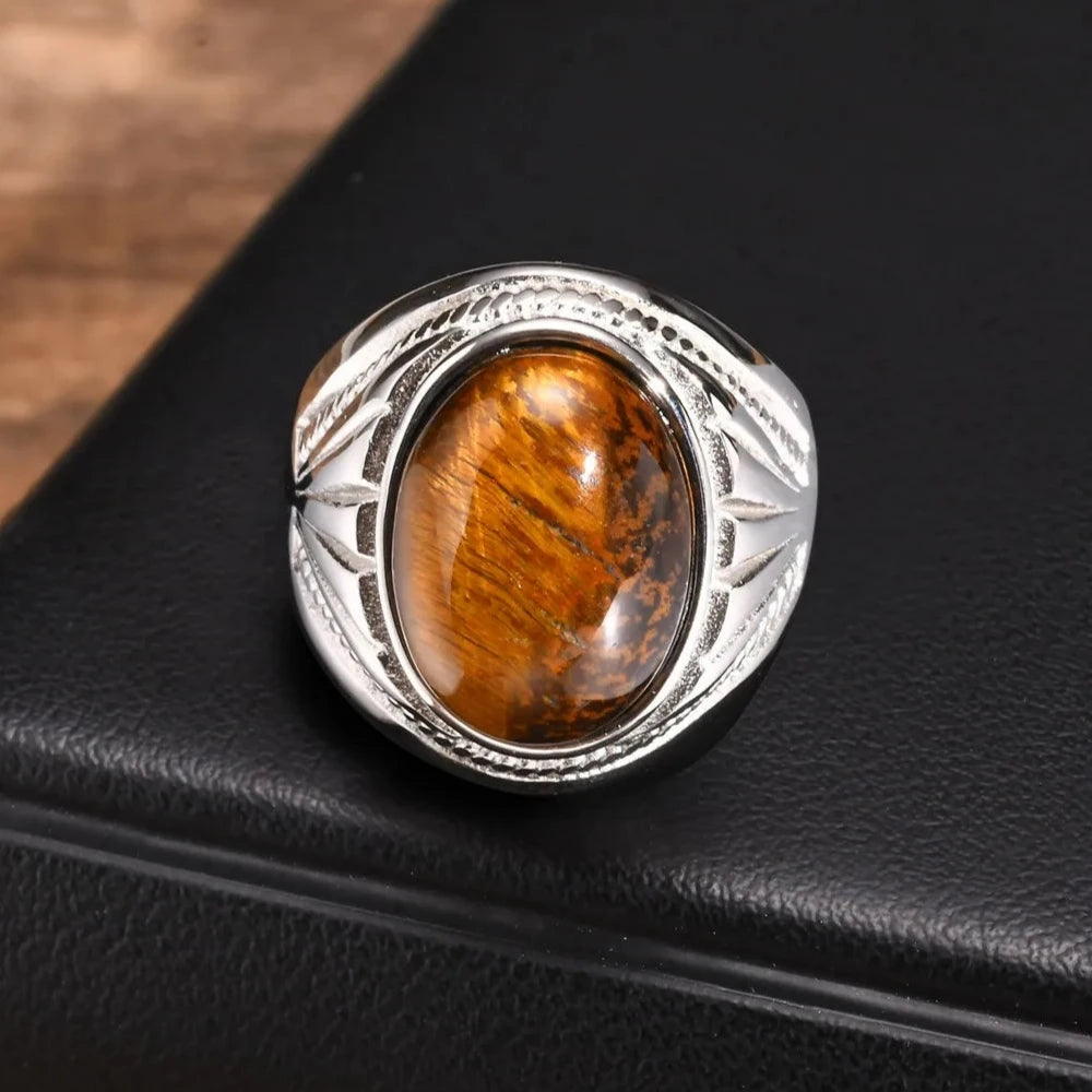 Δαχτυλίδι Μάτι της Τίγρης για Άντρες