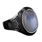 Δαχτυλίδι Οβάλ Δαχτυλίδι Πέτρα της Σελήνης Γυναικείο