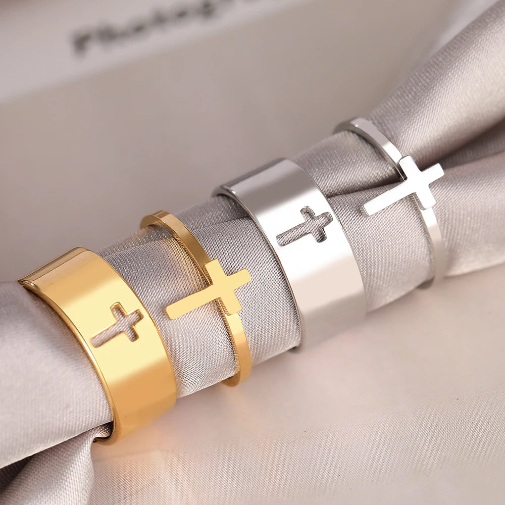 Δαχτυλίδι για Γυναίκα Χριστιανικός Σταυρός ασήμι