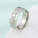 Δαχτυλίδι Ρετρό Βουνά Λέων και Ήλιος ασήμι