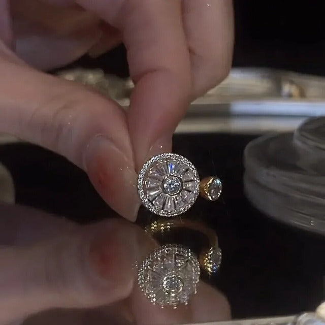 Δαχτυλίδι Περιστρεφόμενο Αντιστρες για Γυναίκες χρυσό