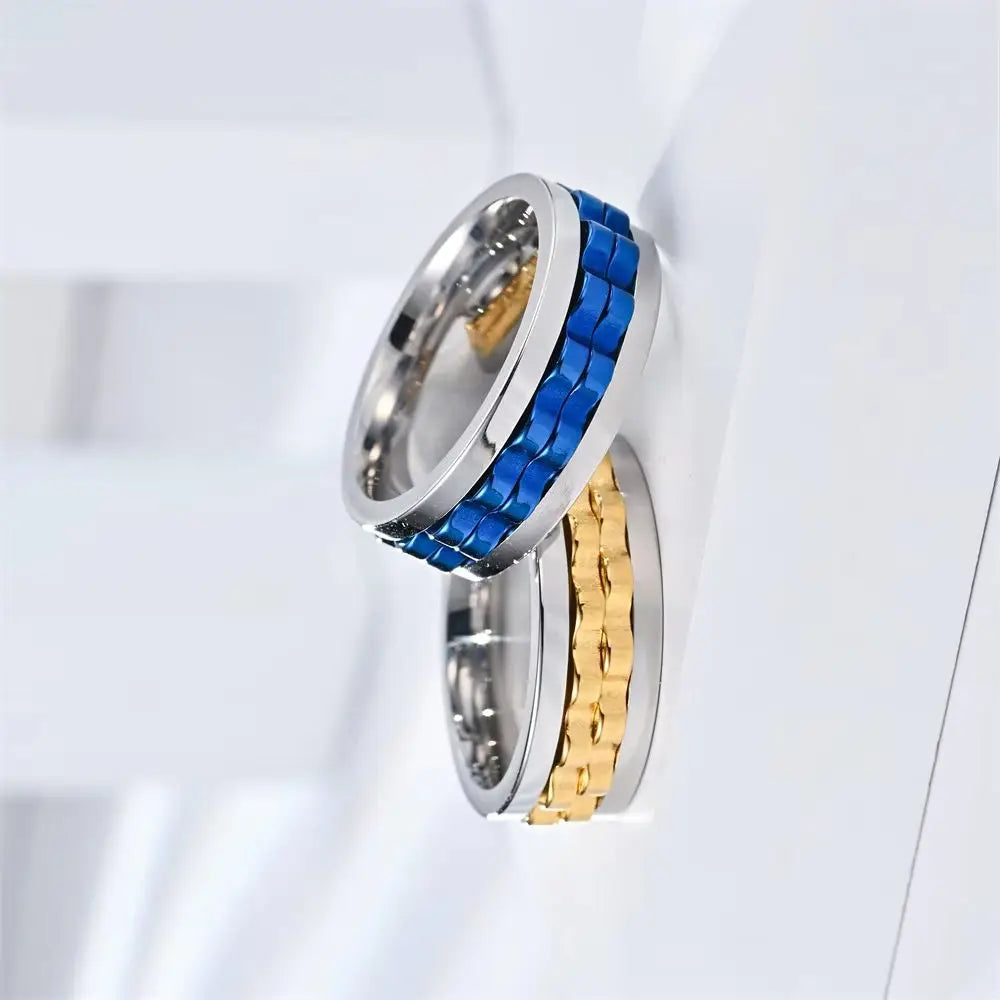 Δαχτυλίδι Περιστροφής κατά του Άγχους για Άντρες 4