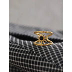 Δαχτυλίδι Ήλιος με Μαύρη Πέτρα